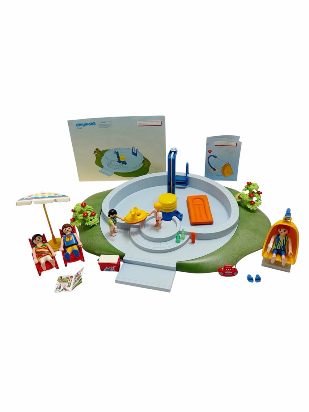 Playmobil | Swimming Pool and Hammock Chair Summer Fun Bundle with Manuals